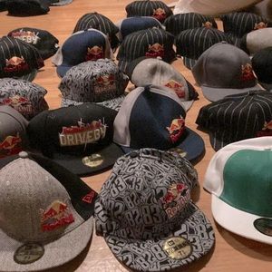 Selling red bull hats